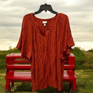 Women's Terracotta Blouse